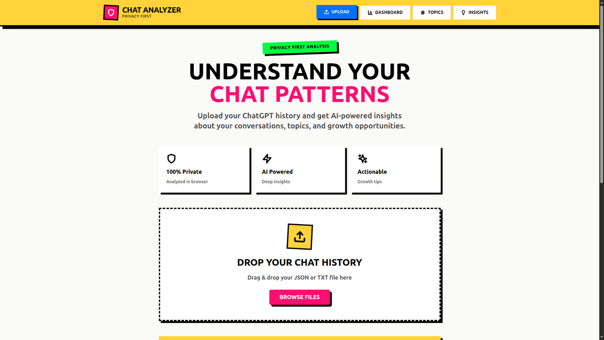ChatInsight (beta) screenshot